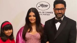 Aishwarya Rai, Abhishek and Aaradhya pose for a family pic post  L'Oreal X Cannes anniversary dinner