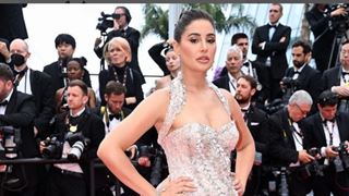 Cannes 2022: Nargis Fakhri graces the red carpet decked in a dreamy embellished gown