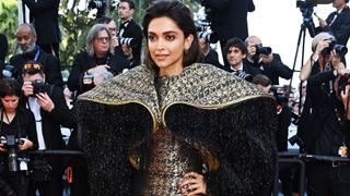 Deepika Padukone should be named 'Queen of Cannes' as she serves jaw dropping looks in golden and black gown