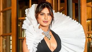 Priyanka Chopra flaunts her impeccable style in a monochrome ruffled gown at Paris