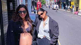  Mom-to-be Sonam Kapoor & sister Rhea takes on the streets of London and savour the 'best meal'