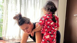 Neha Dhupia shows how moms ace the art of balancing as Mehr & Guriq join her for Yoga Thumbnail