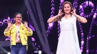 Veteran actress Jaya Prada and contestant Samaira Mahajan groove to a popular song on Superstar Singer 2 Thumbnail
