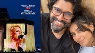 In Pics: Farhan Akhtar and Shibani Dandekar rejoice Adele's music concert in London