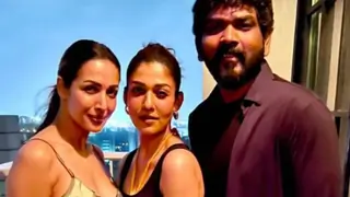 In pic: Malaika Arora showers love on the newlyweds Nayanthara and Vignesh Thumbnail