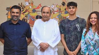 R Madhavan & his wife meet with Odisha CM after son Vedaant smashes the national junior swimming record