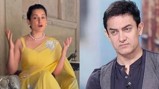 Kangana Ranaut takes a dig at Aamir Khan saying, "all negativity around the film is curated by him"