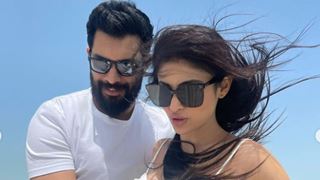 Mouni Roy wishes hubby Suraj Nambiar with a bunch of mushy snaps; passionate lip lock pic steals the show