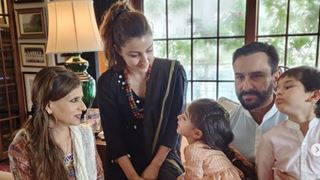 In Pics: Saba Ali Khan captures the perfect moments with Saif, Soha and the little ones from Rakhi celebration