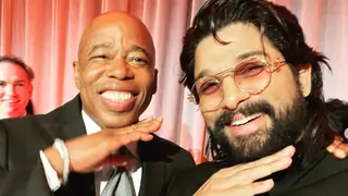 Allu Arjun spreads the Pushpa fever in New York; strikes a pose with the mayor Eric Adams Thumbnail