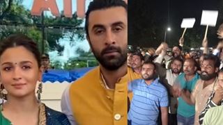 Ranbir and Alia skip aarti at Ujjain temple due to protest against Brahmastra