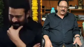 Prabhas breaks down at uncle Krishnam Raju's last rites: Pic Thumbnail