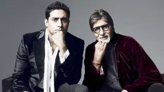 Abhishek Bachchan suprises dad Amitabh Bachchan on set, says, 'Some things never change' Thumbnail