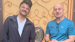 Anupam Kher and Anil Kapoor reminisce their struggling days in front of Yash Chopra's residence