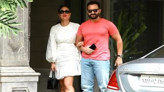 Kareena Kapoor looks stunning as she steps out for a birthday lunch with hubby Saif Ali Khan