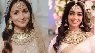 Wait! Is that Mugdha Chaphekar or Alia Bhatt in the wedding look? Thumbnail