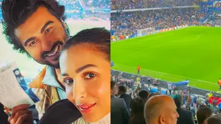 Arjun Kapoor & Malaika Arora are completing their bucket list as they enjoy a football match together; Pic Thumbnail
