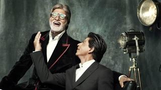 Shah Rukh Khan wishes Amitabh on his b'day with a special note: May you entertain our grandchildren also