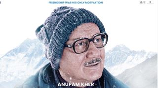 Unnchai: Anil Kapoor presents Anupam Kher's poster; actor looks riveting