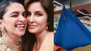 Katrina Kaif is busy filming Deepika Padukone while being distracted from their workout session - Video