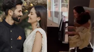 Shahid Kapoor hugs wife Mira Rajput as she plays piano to calm 'the real Kabir Singh': Video  Thumbnail