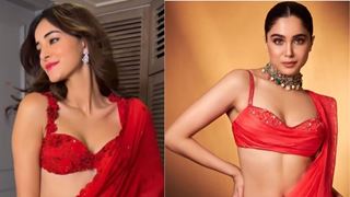 Fashion face-off: Ananya Panday & Sharvari Wagh ooze glamour in sizzling red saree - Pics