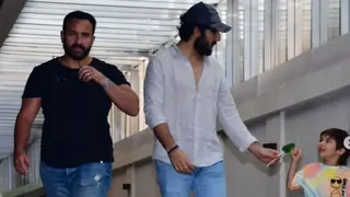 Saif Ali Khan along with his sons Ibrahim and Taimur in these pictures is just wholesome  Thumbnail