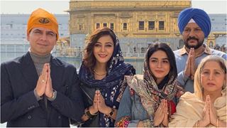 Kaveri Priyam along with the cast of ‘Dil Diyaan Gallaan’ visit the Golden Temple to seek blessings