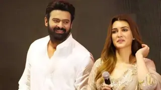 Kriti Sanon shuts rumors stating that Prabhas went down on knees to propose her Thumbnail
