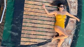 Priyanka Chopra basks in the sun in a yellow monokini as she enjoys her weekend in Dubai: Pic