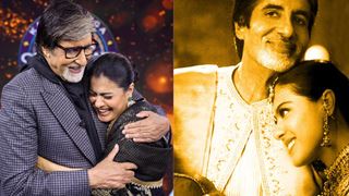 Kajol reunites with Amitabh Bachchan during Salaam Venky promotions; fans reminisce K3G moment