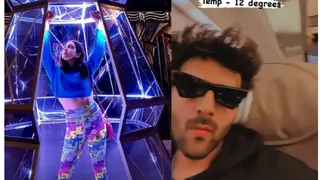 Sara Ali Khan and Kartik Aaryan share pictures from London; fans wonder if they are vacationing together? Thumbnail