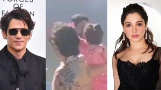 Vijay Varma & Tamannaah Bhatia spotted kissing on New Year's eve?: Video