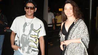 Tamannaah Bhatia & Vijay Varma get sighted at the airport amid dating rumours