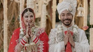 Shivaleeka Oberoi & Abhishek Pathak share first pictures from their wedding