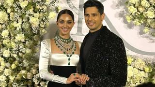 Newlyweds Kiara and Sidharth glisten in black fits for their Mumbai reception- Pics