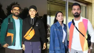 Virat-Anushka & KL Rahul-Athiya get spotted at Mumbai airport; are they heading for Hardik Pandya's wedding? Thumbnail