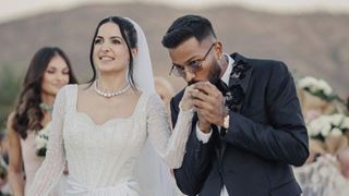 Hardik Pandya & Natasa Stankovic renewed their vows in their white wedding: Pics