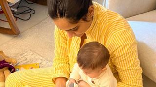 Sonam Kapoor shares a glimpse of Vayu trying to crawl in her latest post as her son turns six months old