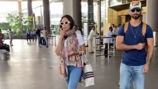 Shahid Kapoor and Mira Rajput keep it cool & casual as they get spotted at the airport - Pics