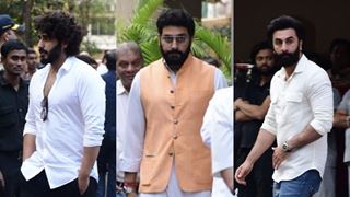 Satish Kaushik last rites: Abhishek Bachchan, Ranbir Kapoor, Arjun Kapoor & others arrive 