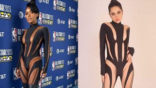 Friday Fashion face-off: Bigg Boss fame Uorfi Javed & American singer Janelle Monae in black cutout cat-suit  Thumbnail