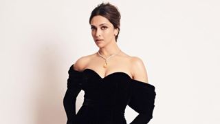 Deepika Padukone exudes Princess Diana vibe in black velvet off shoulder gown at the Oscars