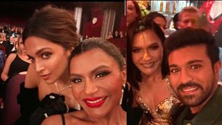 Mindy Kaling shares pictures with Deepika Padukone & Ram Charan after India's Oscar triumph