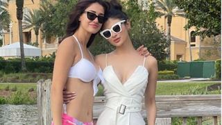 Mouni Roy and Disha Patani turn up the heat in white as they chill together - Pictures