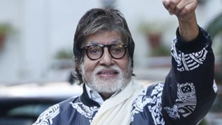 Amitabh Bachchan greets fans outside Jalsa first time post his injury: Pics