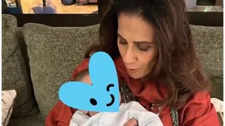 Anand Ahuja's belated wish for Sunita: "the first person Vayu properly saw on his born day is his Nanima.." Thumbnail