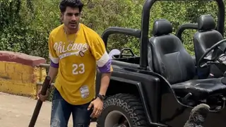 Chashni Fame Actor Aryan Arora Caught Shooting Some Marvellous Fighting Scenes  Thumbnail