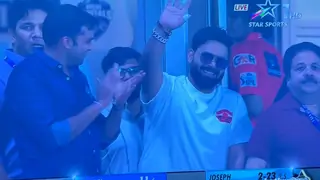 Rishabh Pant makes his first public appearance for DC vs. GT match post his car crash thumbnail
