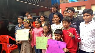 Shalin Bhanot Hosts NGO Kids On The Sets Of Bekaaboo